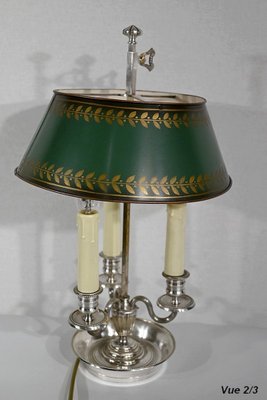 Early 20th Century Empire Style White Metal Hotbed Lamp, 1890s-RVK-1420381