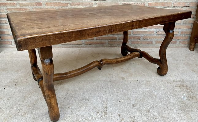 Early 20th Century French Country Oak Side Table, 1940s-NOU-1700622