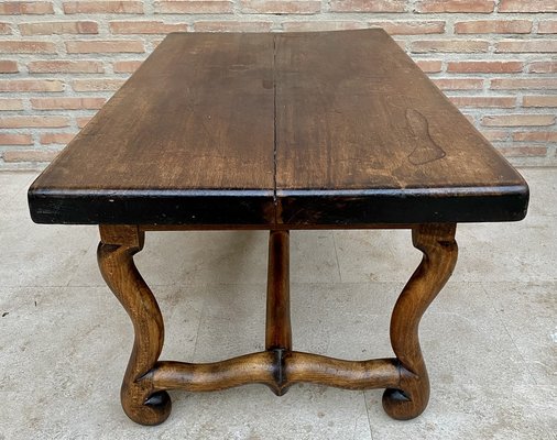 Early 20th Century French Country Oak Side Table, 1940s-NOU-1700622