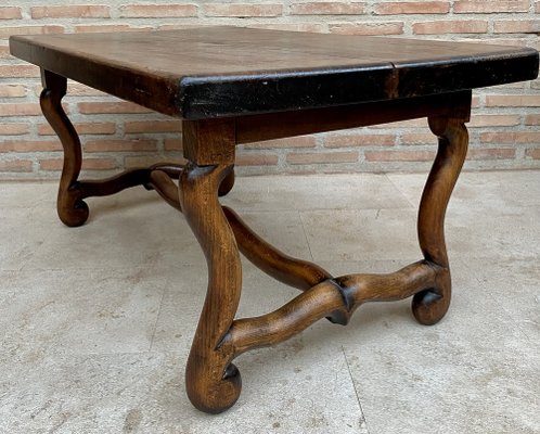 Early 20th Century French Country Oak Side Table, 1940s-NOU-1700622