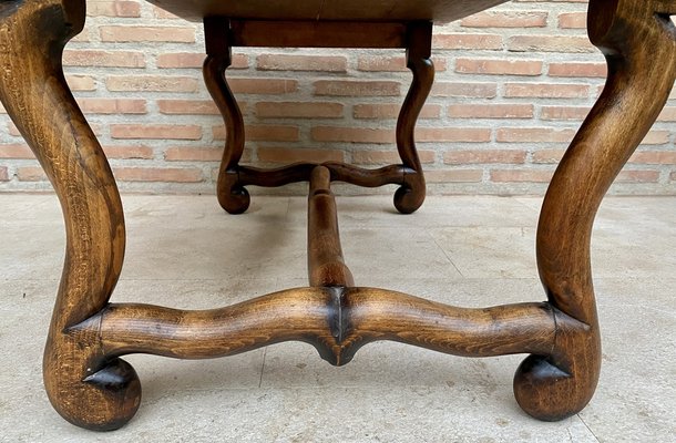 Early 20th Century French Country Oak Side Table, 1940s-NOU-1700622