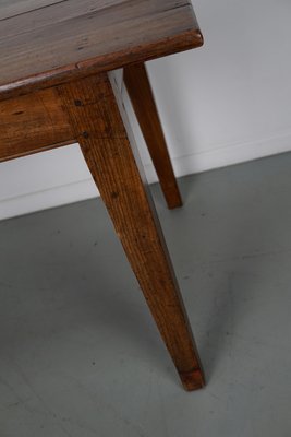 Early 20th Century French Fruitwood & Oak Rustic Farmhouse Dining Table-XO-2035109