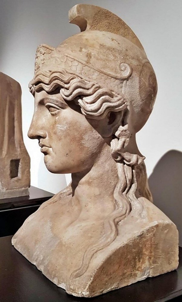 Early 20th Century Herm in Terracotta of the Athena