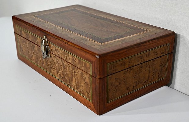 Early 20th Century Inlaid Wood Box-RVK-1420626