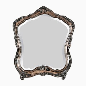 Early 20th Century Italian Louis XV Style 800 Silver Table Mirror, 1930s-JDR-1441780