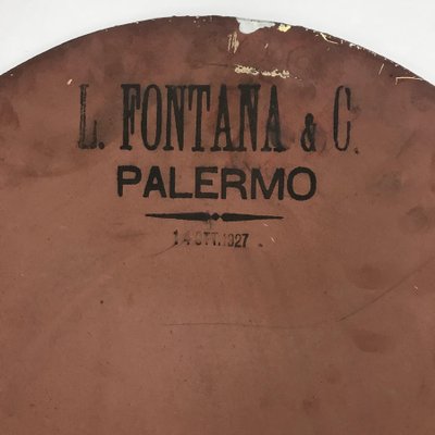 Early 20th Century Italian Oval Mirror by Gio Ponti for Luigi Fontana, 1927-JDR-1125541