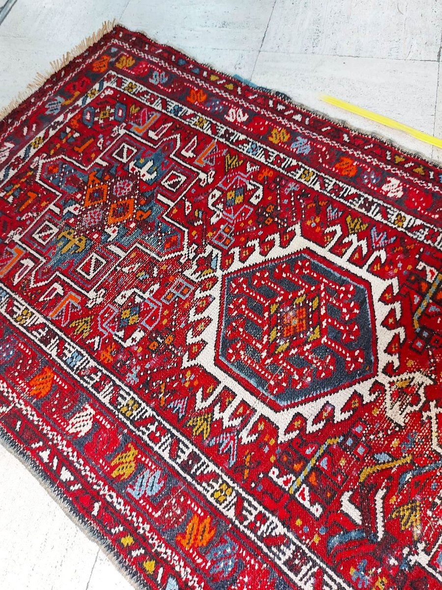 Early 20th Century Kazak Hallway Rug