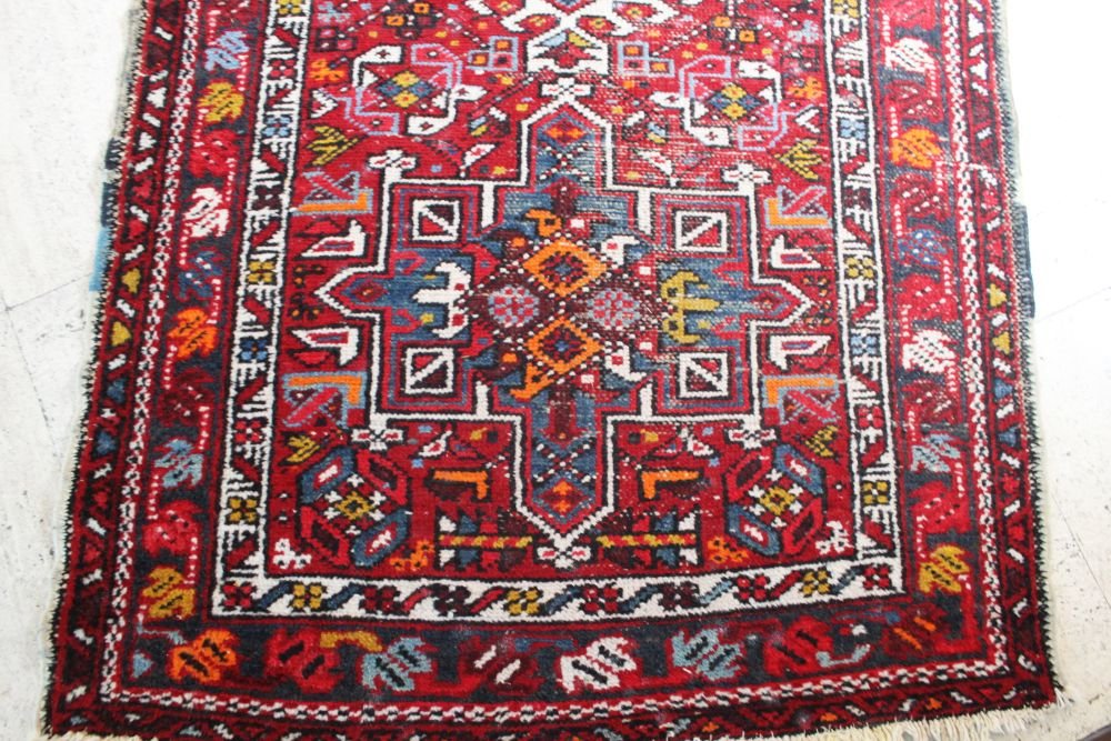 Early 20th Century Kazak Hallway Rug