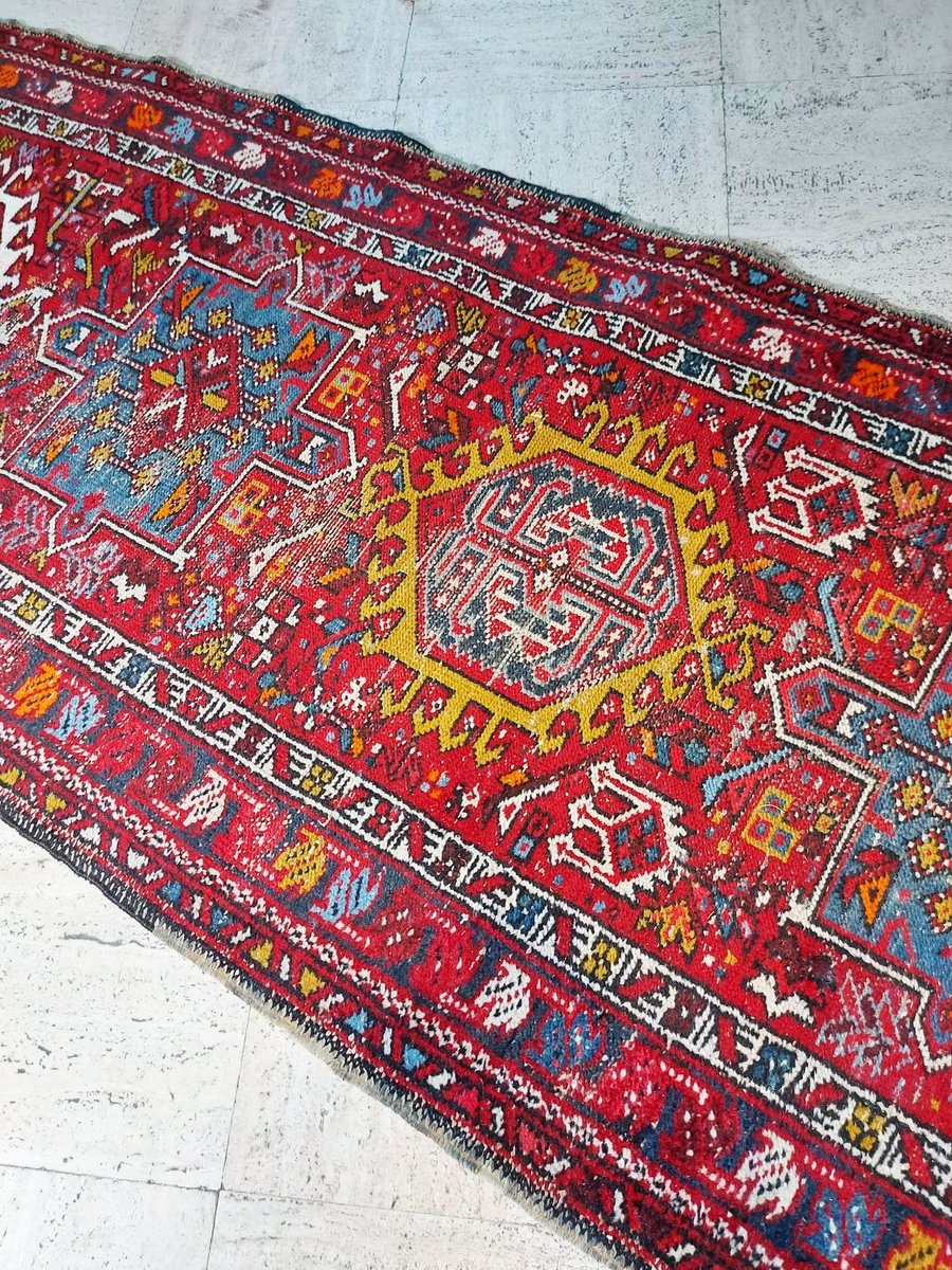 Early 20th Century Kazak Hallway Rug