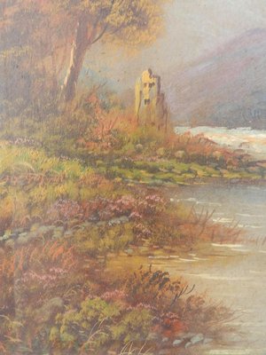 Early 20th Century Landscape Oil Painting by Trent British-ARU-626138