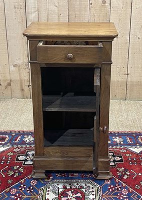 Early 20th Century Louis Philippe Chestnut Bedside Table-QYF-2023535