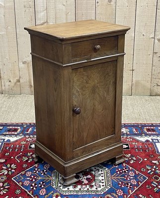 Early 20th Century Louis Philippe Chestnut Bedside Table-QYF-2023535