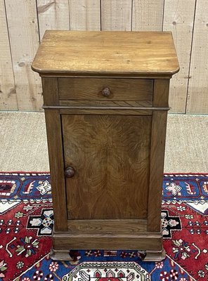 Early 20th Century Louis Philippe Chestnut Bedside Table-QYF-2023535