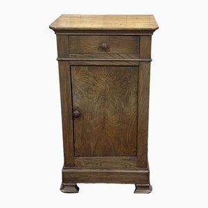 Early 20th Century Louis Philippe Chestnut Bedside Table-QYF-2023535