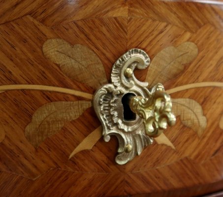 Early 20th Century Louis XV Style Marquetry Chest of Drawers-RVK-1328972