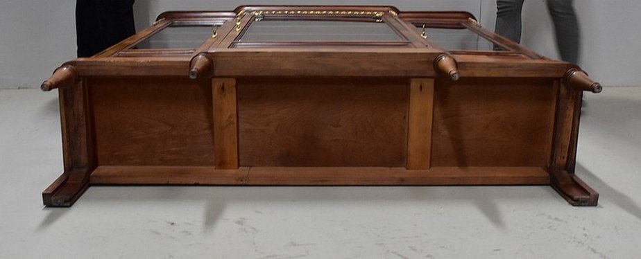 Early 20th Century Louis XVI Style Book Shelf in Cherry & Mahogany-RVK-1318477