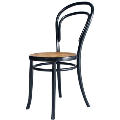 Early 20th Century Neapolitan Ebonized Chairs by Michael Thonet for Sautto & Liberale, Set of 4-NJV-1111746