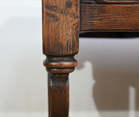 Early 20th Century Neogothic Oak Office Table, 1890s-RVK-1817667