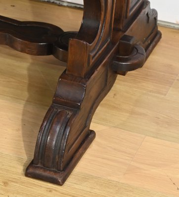 Early 20th Century Neogothic Oak Office Table, 1890s-RVK-1817667