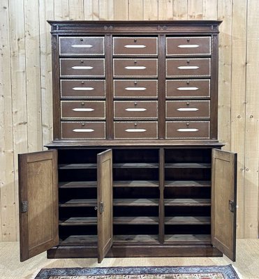 Early 20th Century Oak Cabinet from Chalmette Paris-QYF-1801172