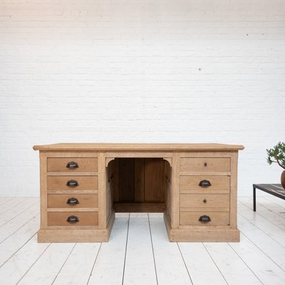 Early 20th Century Oak Desk, 1920-RB-2027700