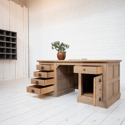 Early 20th Century Oak Desk, 1920-RB-2027700