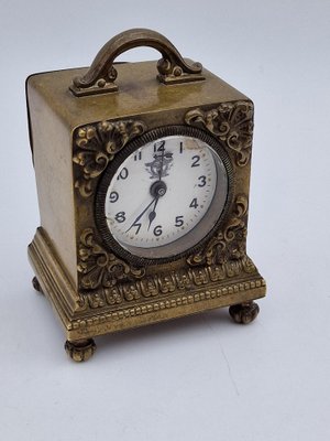 Early 20th Century Roman Bronze Clock-RKF-1805306