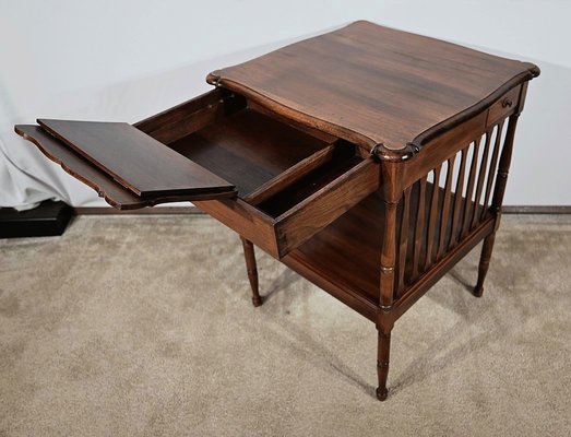 Early 20th Century Salon Table Writing in Walnut, 1890s-RVK-1777925