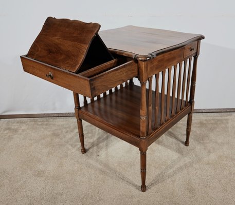 Early 20th Century Salon Table Writing in Walnut, 1890s-RVK-1777925