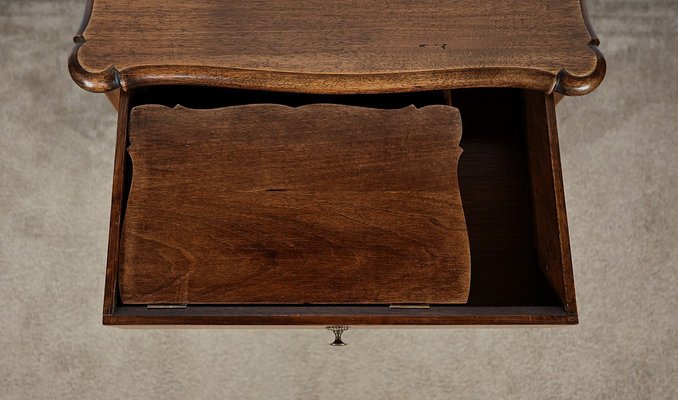 Early 20th Century Salon Table Writing in Walnut, 1890s-RVK-1777925