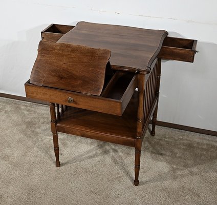 Early 20th Century Salon Table Writing in Walnut, 1890s-RVK-1777925