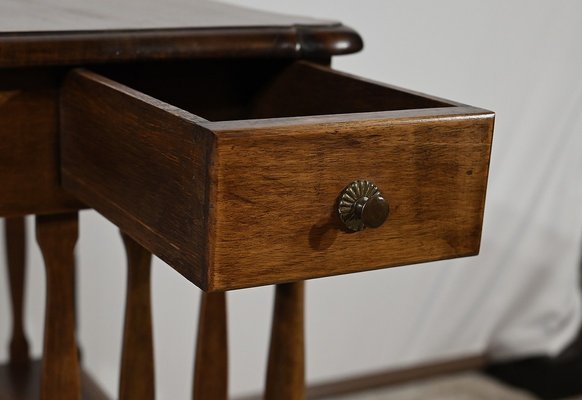 Early 20th Century Salon Table Writing in Walnut, 1890s-RVK-1777925