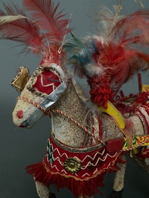 Early 20th Century Sicilian Folk Cart in Papier-Mâché-QKG-1795361