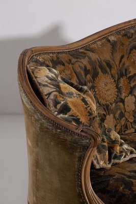 Early 20th Century Sofa with Floral Fabric, 1900s-RCE-1761030