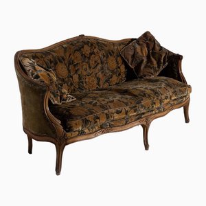 Early 20th Century Sofa with Floral Fabric, 1900s-RCE-1761030