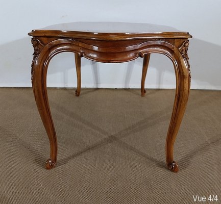 Early 20th Century Solid Walnut Living Room Table in the Style of Louis XV-RVK-1250569