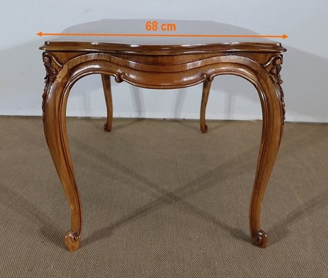 Early 20th Century Solid Walnut Living Room Table in the Style of Louis XV-RVK-1250569