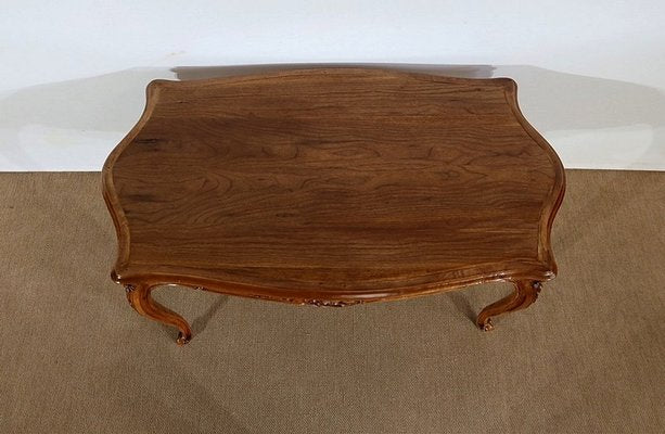 Early 20th Century Solid Walnut Living Room Table in the Style of Louis XV-RVK-1250569