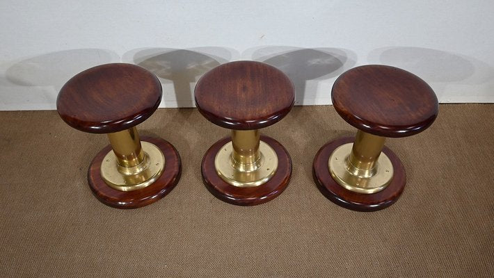 Early 20th Century Stools, England, 1920s, Set of 3-RVK-1705182