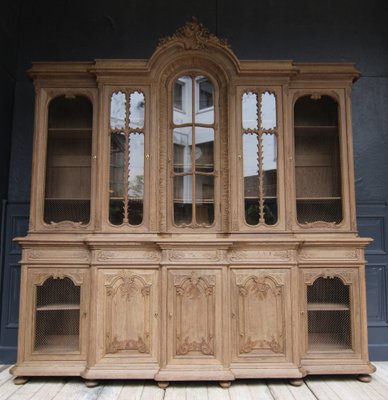 Early 20th Century Stripped Oak Bookcase, 1890s-TAT-1751881