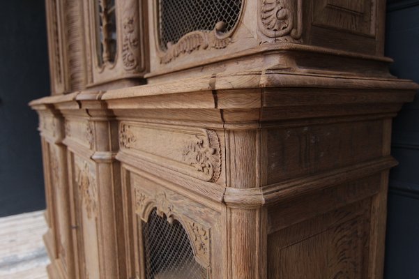 Early 20th Century Stripped Oak Bookcase, 1890s-TAT-1751881