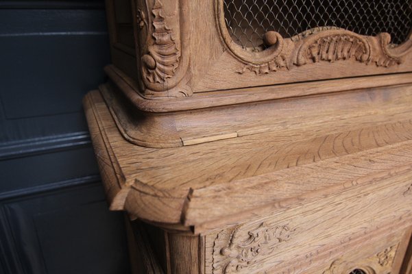 Early 20th Century Stripped Oak Bookcase, 1890s-TAT-1751881