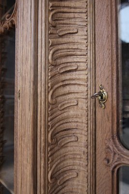 Early 20th Century Stripped Oak Bookcase, 1890s-TAT-1751881