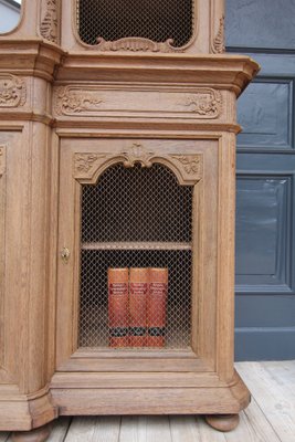 Early 20th Century Stripped Oak Bookcase, 1890s-TAT-1751881