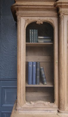 Early 20th Century Stripped Oak Bookcase, 1890s-TAT-1751881