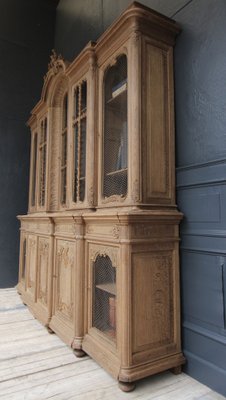 Early 20th Century Stripped Oak Bookcase, 1890s-TAT-1751881