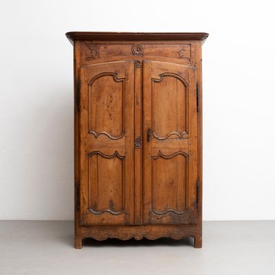 Early 20th Century Traditional Spanish Wood Wardrobe-WM-1368819