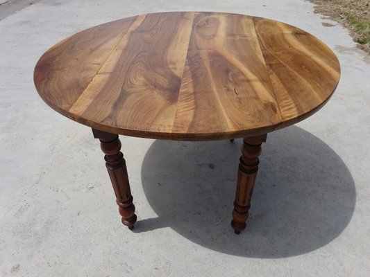 Early 20th Century Walnut Table, 1890s-ABK-2017138