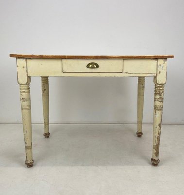 Early 20th Century Wooden Work Table or Desk with Original Patina-TZ-1352362