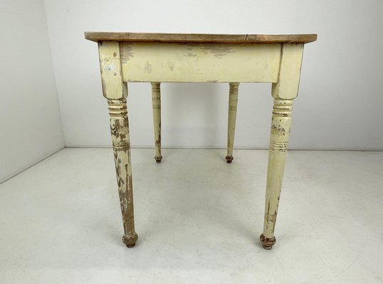 Early 20th Century Wooden Work Table or Desk with Original Patina-TZ-1352362